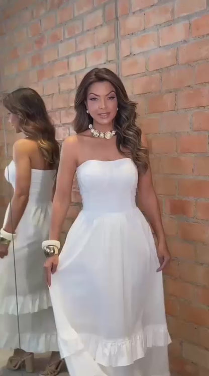 Contra Sensura - Strapless Tailored Dress
